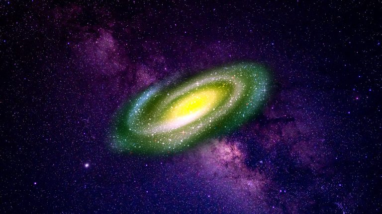 Une galaxie représentant la thématique Espace